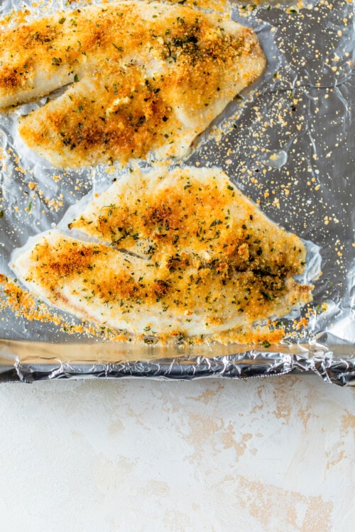 Broiled Tilapia Oreganata