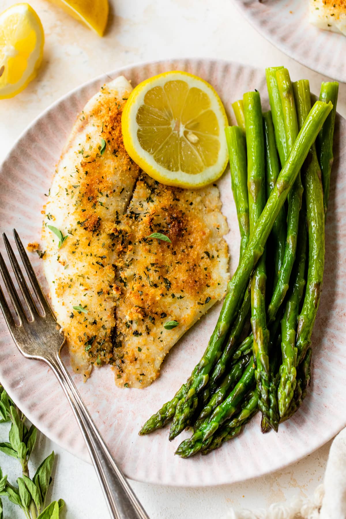 Broiled Tilapia Oreganata