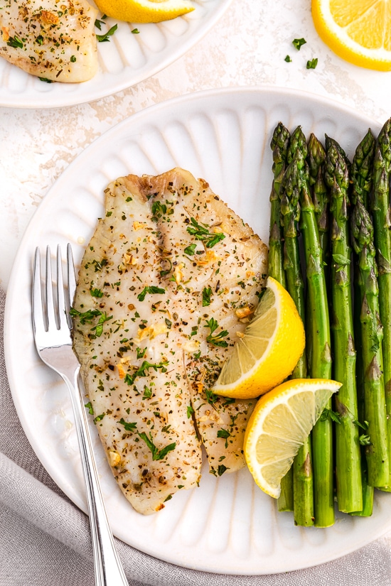 Broiled Tilapia with Garlic