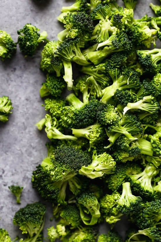 Beautiful broccoli florets
