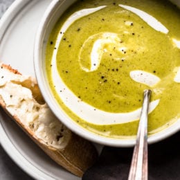 Cream of Broccoli Soup is a favorite of mine, this slimmed down version is so good, and it's quick and easy to prepare.