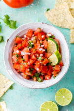 Pico de Gallo and chips