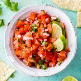 Pico de Gallo and chips