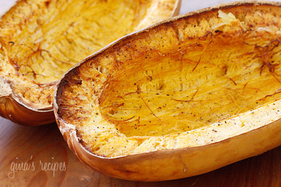 hwo to roast spaghetti squash