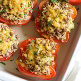 turkey stuffed peppers