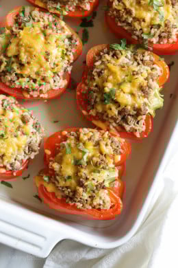 turkey stuffed peppers