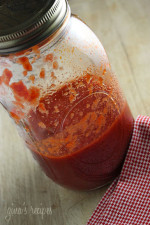 Last night I had the pleasure of having my friend Julia over to show me some of her delicious recipes. Julia is an amazing Italian cook. She can make leather taste good if she had to cook it! Her secret is simple, she cooks with only quality ingredients, like Pecorino Romano, good extra virgin olive oil and fresh herbs are all subtle differences that make food go from good to great. She always has on hand, a can of her own homemade filetto di pomodoro sauce she makes from scratch in the summer when tomatoes are at their peak and jars them to use throughout the year.