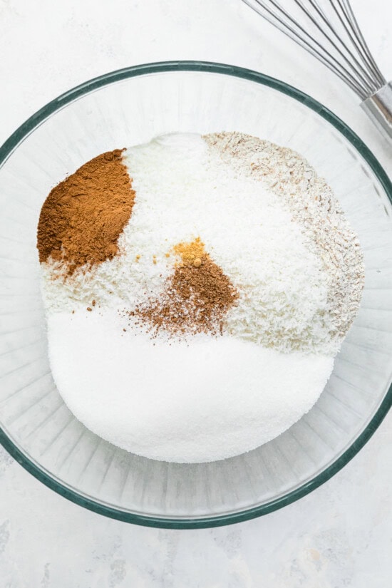 Combine the dry ingredients in a bowl