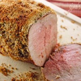 The combination of sour cream, horseradish, herbs, garlic and breadcrumbs make this a fabulous roast. Simple enough to make as a weeknight dinner served with vegetables or elegant enough to serve for a special occasion.