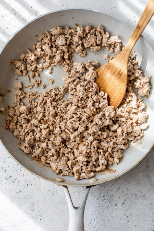 cooking ground turkey