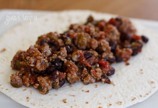Turkey and Black Bean Enchiladas