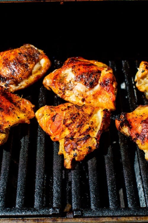 grilled chicken thighs
