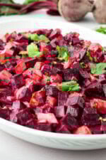 Beet Salad with carrots and cilantro
