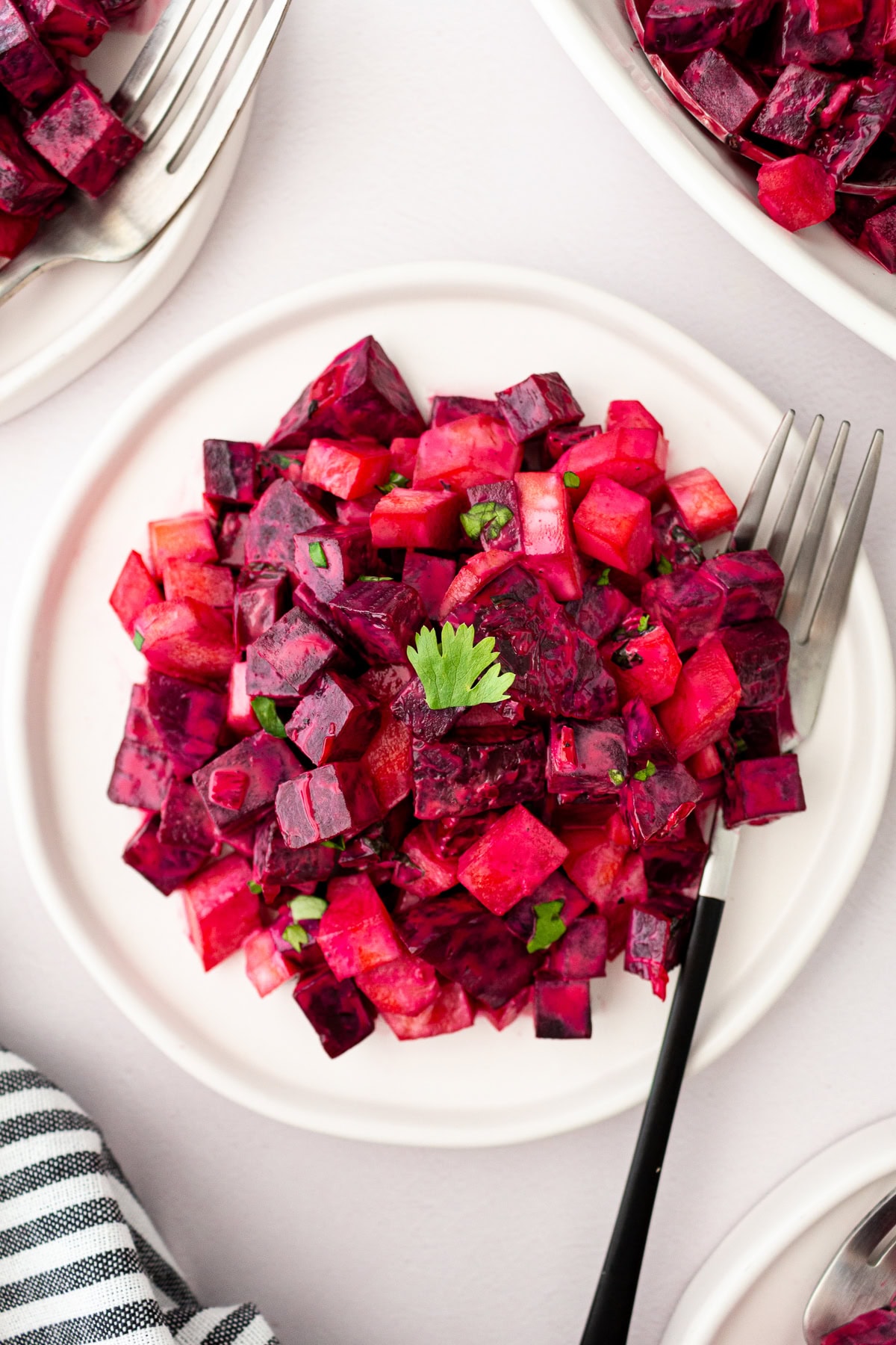 Beet Salad with cilantro