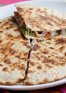 Shrimp, avocados and melted cheese, what a combination!