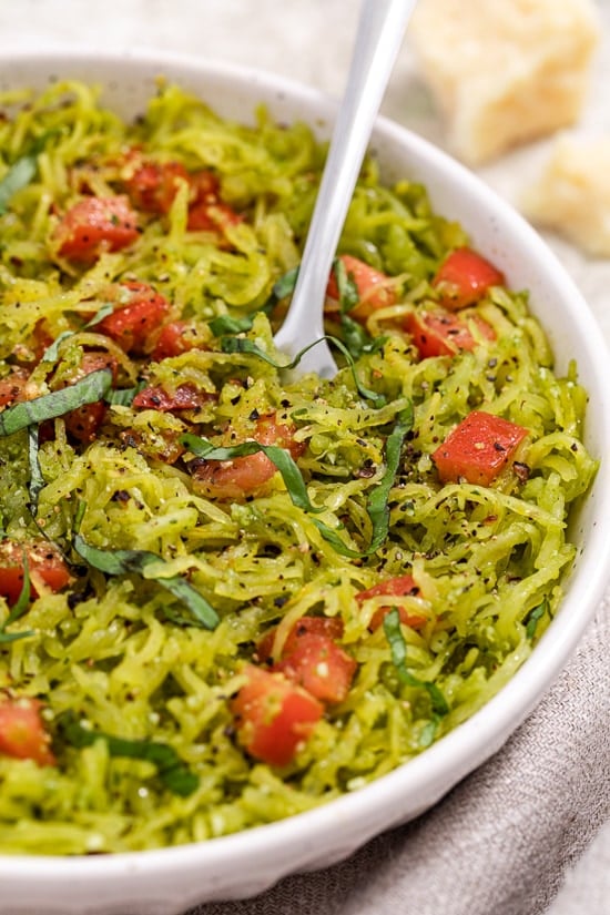 Pesto Spaghetti Squash