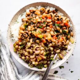 Slow Cooker Black Eyed Peas with Ham