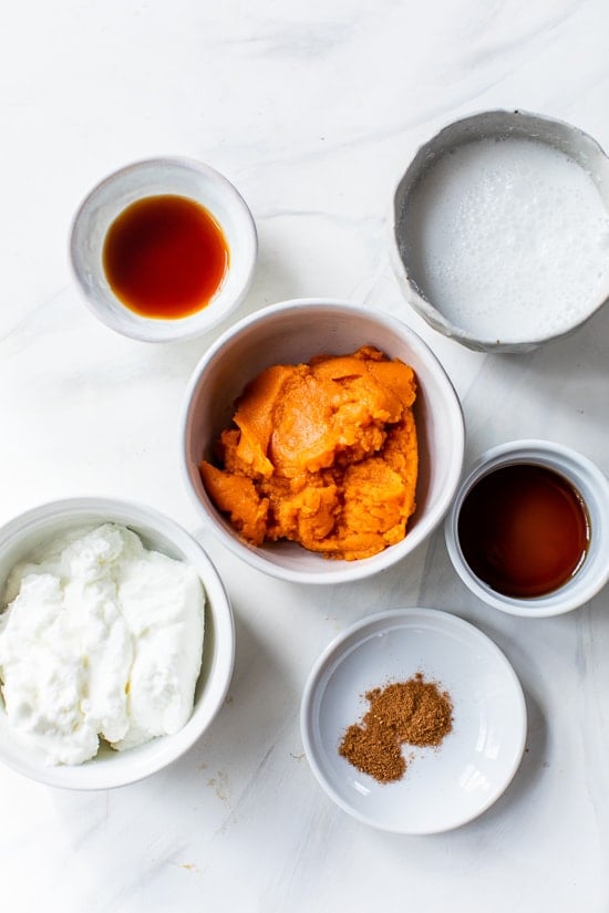 Pumpkin Smoothie Ingredients