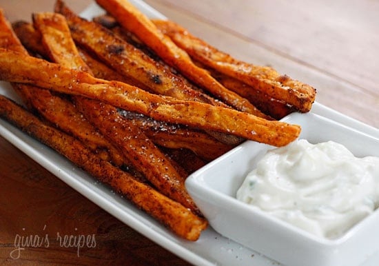 Baked Chipotle Sweet Potato Fries
