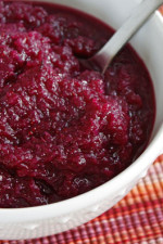 Cranberry sauce is a must on my holiday table for Thanksgiving. This simple sauce is sweetened with pineapples to reduce the amount sugar of added.
