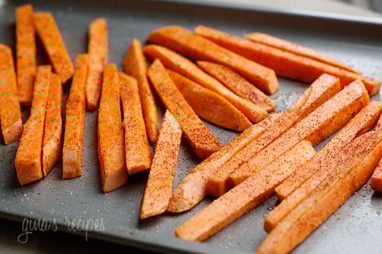 Baked Chipotle Sweet Potato Fries