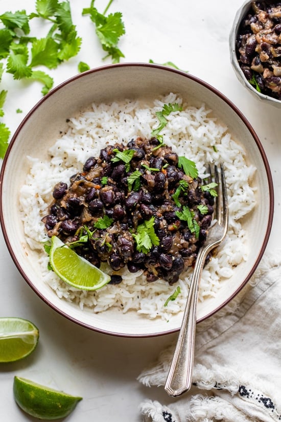 black beans and rice