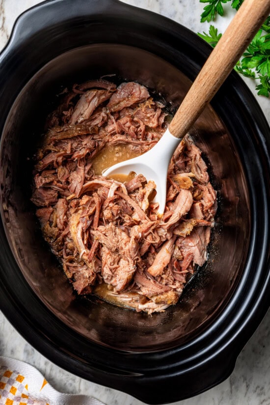 Pernil in crockpot