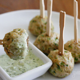 Meatballs make the perfect finger food and are so much fun to eat. Put them on a platter with toothpicks or serve them on small buns to make sliders and you have yourself a party!