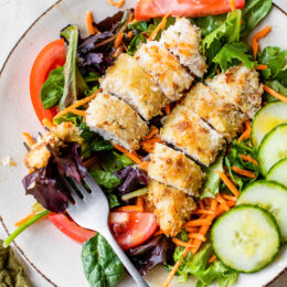 Warm Coconut Chicken Salad