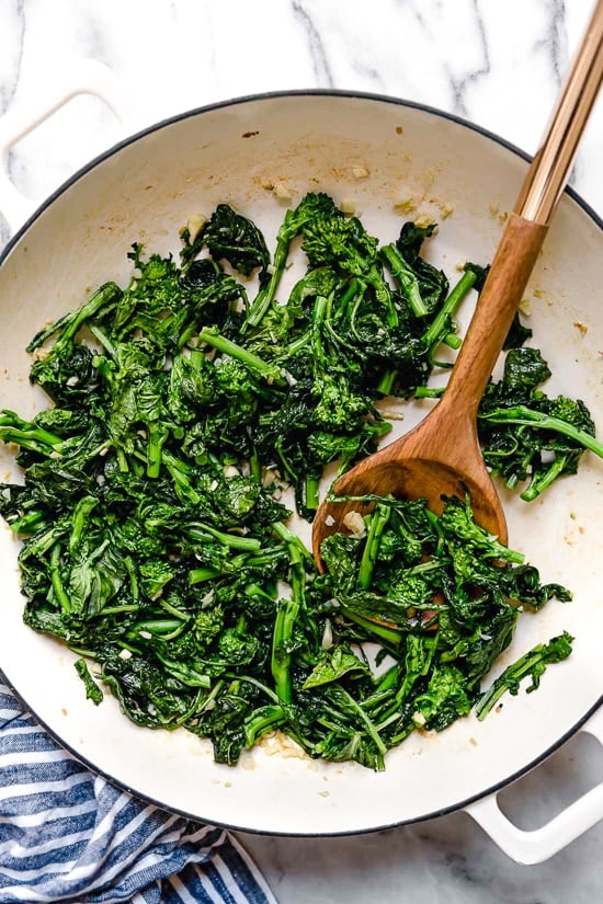 How to make broccoli rabe with pasta