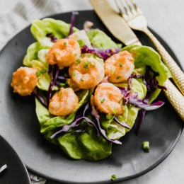 Bangin Good Shrimp- A healthier, slimmed down copycat recipe of Bonefish Grill's very popular Bang Bang shrimp recipe.