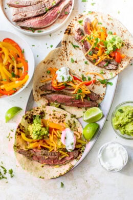 Grilled Steak Fajitas
