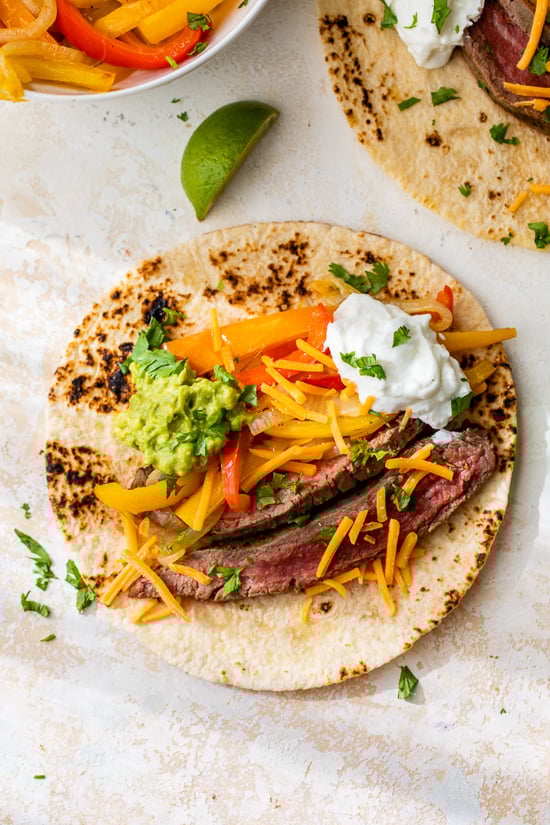 Grilled Steak Fajitas