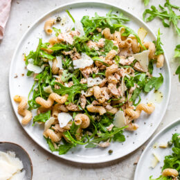 Mayo-less Tuna Pasta Salad
