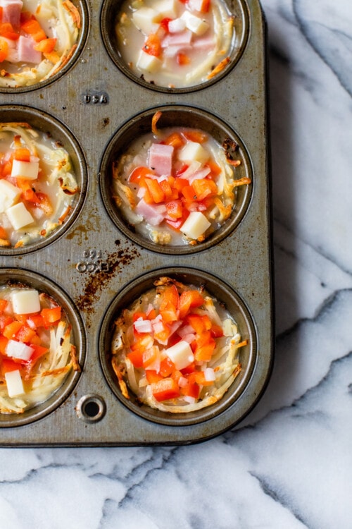 Hash Brown Egg White Muffins