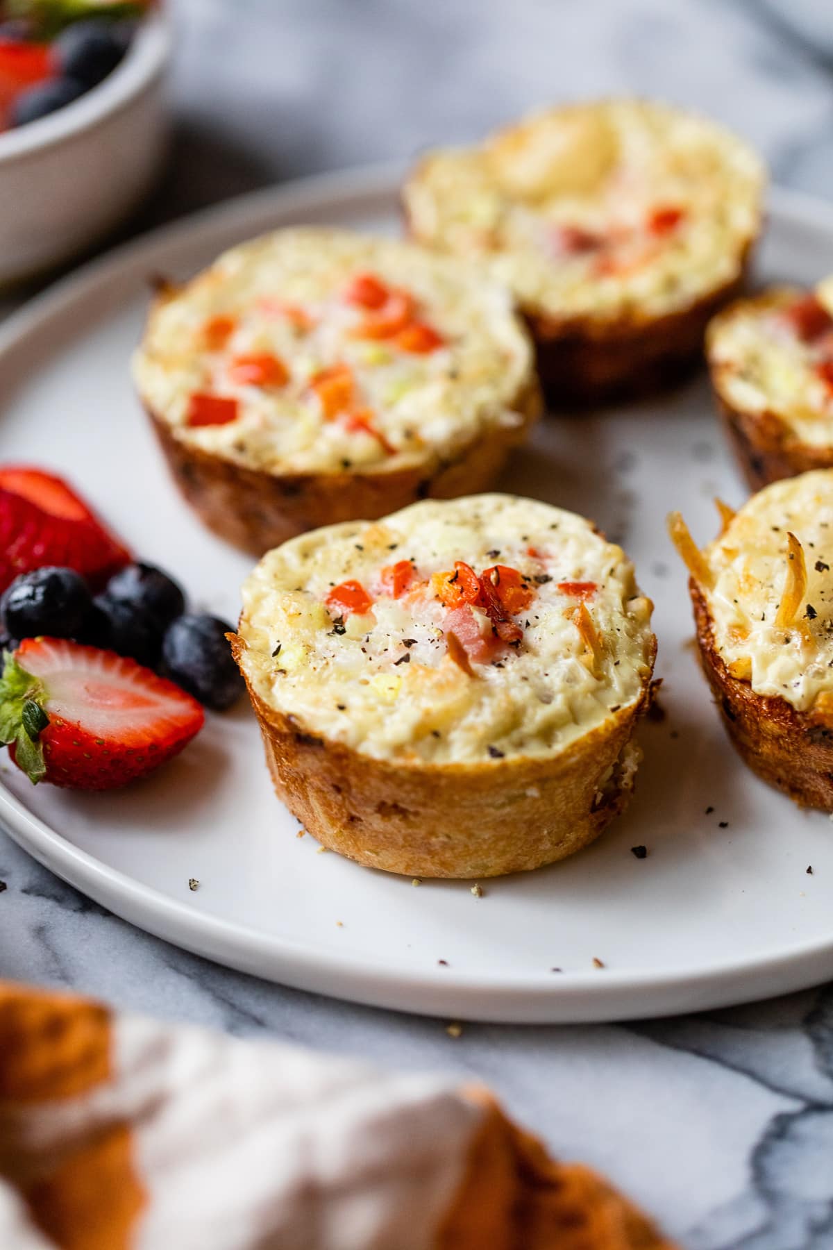 Hash Brown Egg White Nests