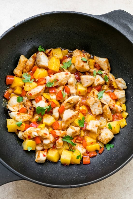 Thai Chicken and Pineapple Stir Fry