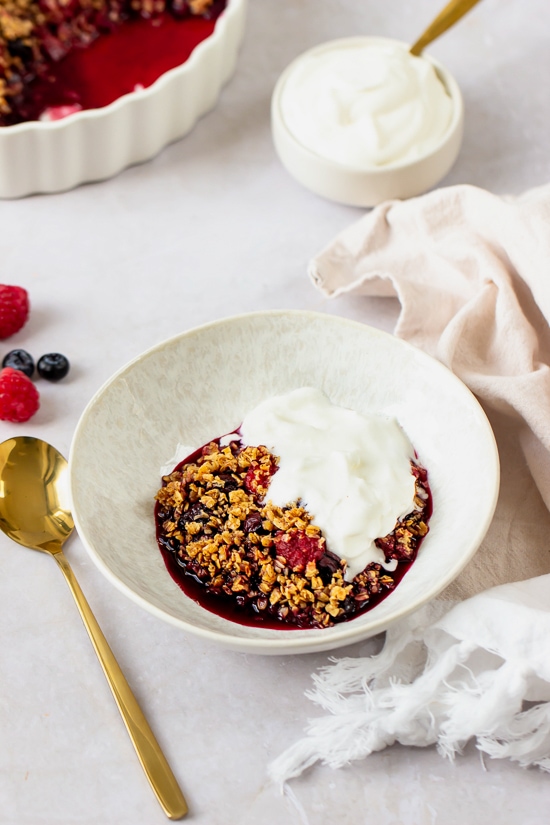 Triple Berry Crisp