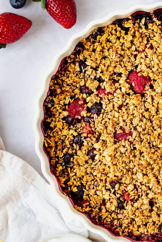 Triple Berry Crisp