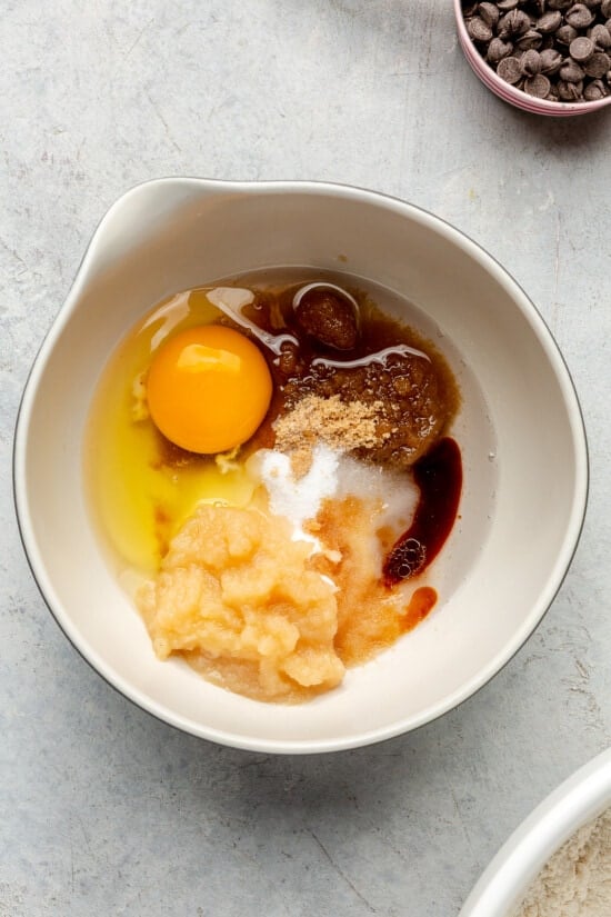 Cookie wet ingredients