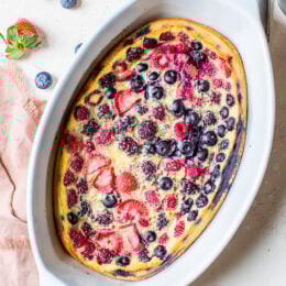 berry custard