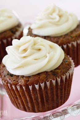 This delicious, healthy Pineapple Zucchini Cupcake with Cream Cheese Frosting is absolutely incredible! Made with whole wheat flour, fruit, vegetables and dairy... what's not to love?!