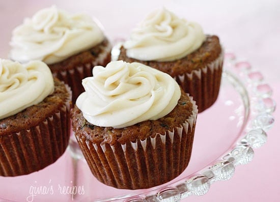 This delicious, healthy Pineapple Zucchini Cupcake with Cream Cheese Frosting is absolutely incredible! Made with whole wheat flour, fruit, vegetables and dairy... what's not to love?!