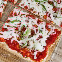 If you like thin crust pizza, you'll love these super easy Lavash flatbread pizzas! Kids love them and they take only minutes to prepare.