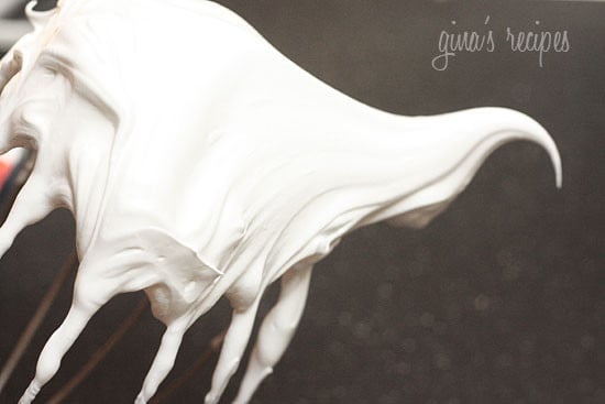 Cute little Halloween meringue ghosts made of sugar and egg whites, with mini chocolate chips for the eyes. Sweet, delicate and melt in your mouth, the flavors are reminiscent of a marshmallow.