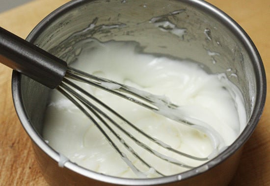 These are healthy Chocolate Mummy cupcakes with vanilla frosting, wouldn't these be so cute to bring to a Halloween party!