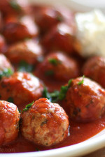 Easy Crockpot meatballs, slow-cooked all day for a mouthwatering, home-cooked dinner ready when you are. Perfect with spaghetti, crusty bread, or piled high in a hero sandwich!