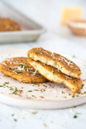Leftover Parmesan Mashed Potato Patties are so good, you'll want to make sure you have extras next time you make mashed potatoes!!