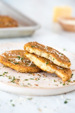 Leftover Parmesan Mashed Potato Patties are so good, you'll want to make sure you have extras next time you make mashed potatoes!!