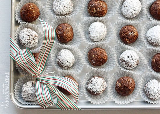These addicting and filling gluten free chocolate peanut butter cookies, made with milk and oats, are perfect for the holidays and no baking is required!